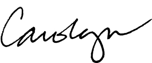 carolyn first name signature